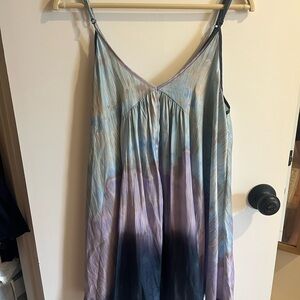 Free People Tie-Dye Spaghetti Strap Top